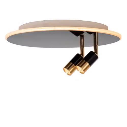 Lucide Jubel Dimmable LED Flush Ceiling Light, Grey, Diameter: 40 cm – 3