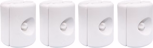 mysmartbuy Set of 4 White Plastic Gazebo Leg Weights for Gazebos, Marquees and Tents, H 25 cm x W 21 cm x D 21 cm – 2