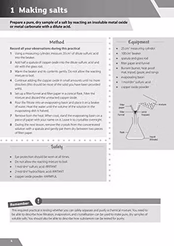 Oxford University Press AQA GCSE Chemistry Required Practicals Exam Practice Workbook – 2