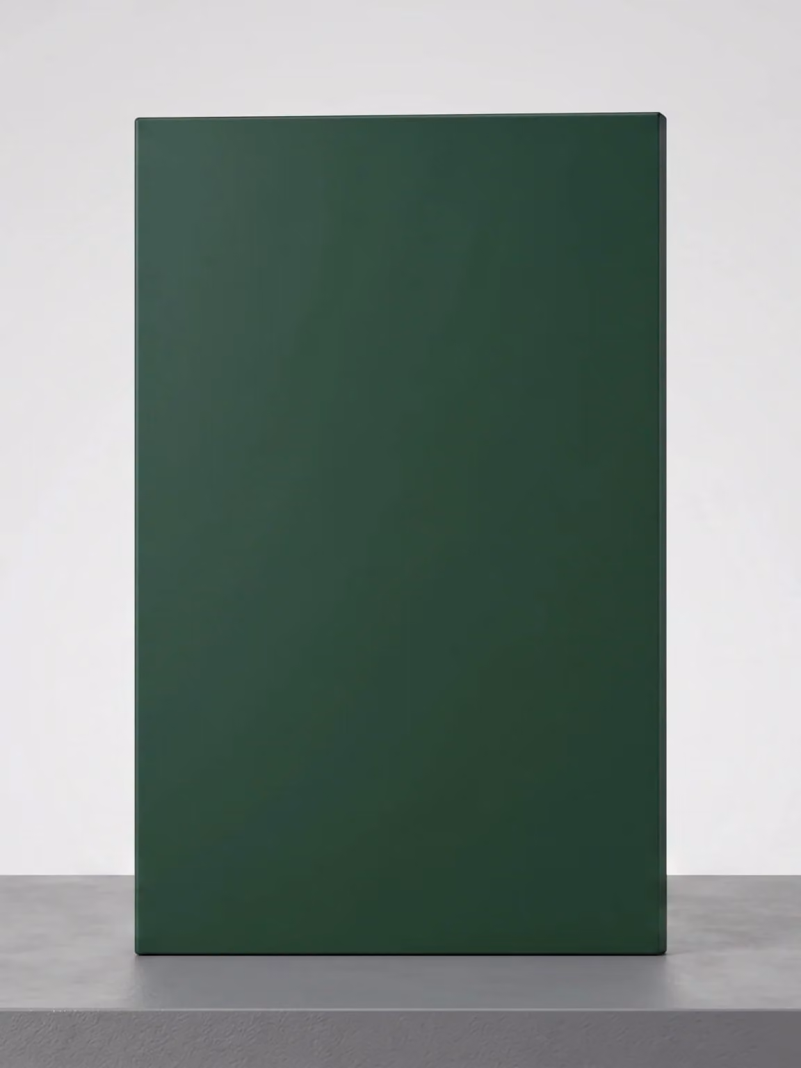 Matt Fir Green 18mm Replacement Kitchen Cabinet Door with 300mm Gola Handleless Design