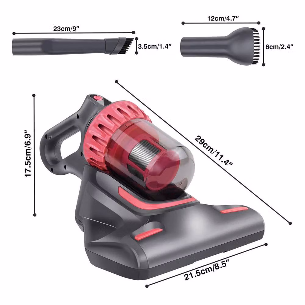 Nordara Cordless UV Handheld Vacuum for Bed, Mattress and Sofa Mite Removal in Grey – 2