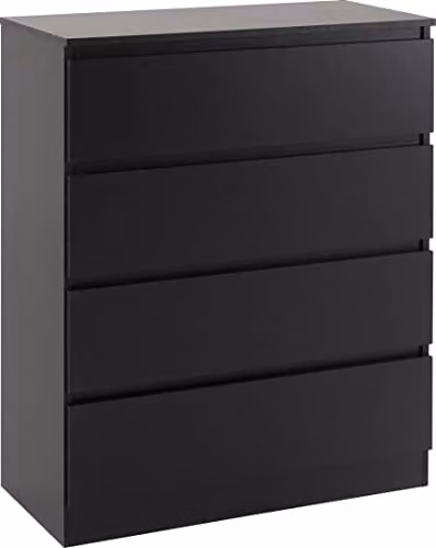 Seconique Malvern 4 Drawer Chest in Black – 1