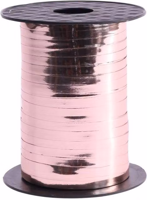 KDMD Rose Gold Metallic Curling Ribbon, 3 Pack of 500m – 1