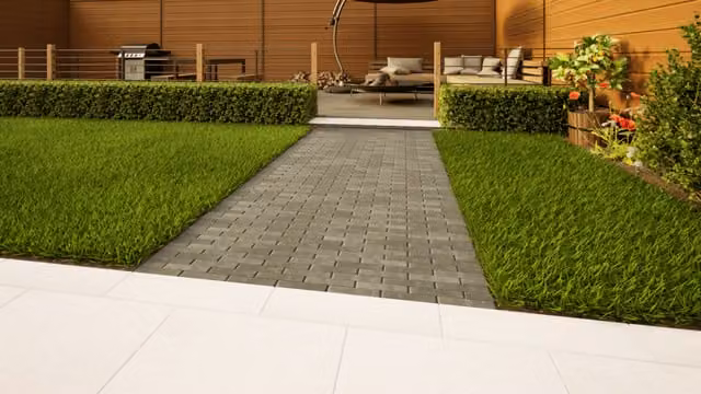 PBSL Group Lucca Grey Clay Paving Field Tiles, W/D/H: 20.4 x 50 x 6 cm
