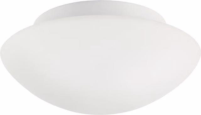 Nordlux UFO Ceiling Light in White Glass with E27 Socket, IP44 Rated, Diameter: 30 cm