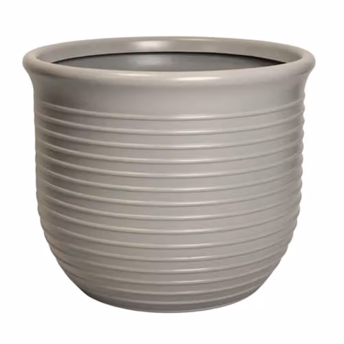 Trifibre Blenheim Roto Moulded Planter in Grey, Diameter: 58 cm