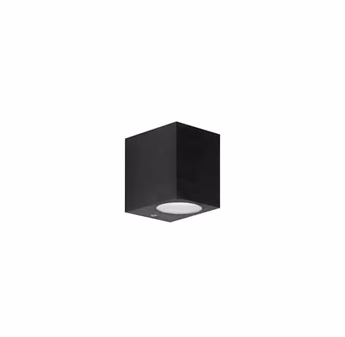 Forlight Kubo One Emission Black Outdoor Wall Downlight IP44 7W GU10 – 1