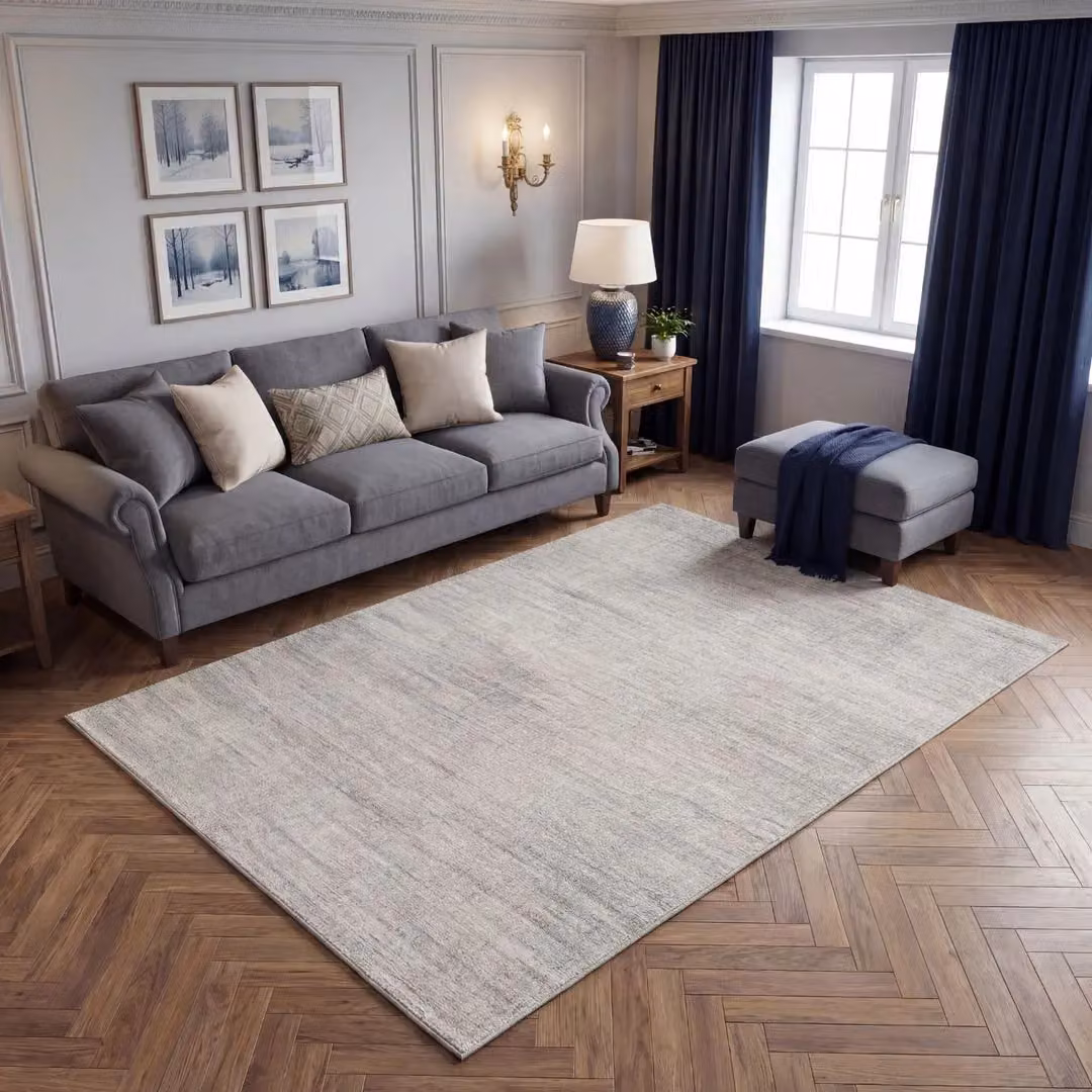 THE RUGS Montana Abstract Design Area Rug in Cream, Grey and Beige, W: 160 cm, D: 230 cm – 2