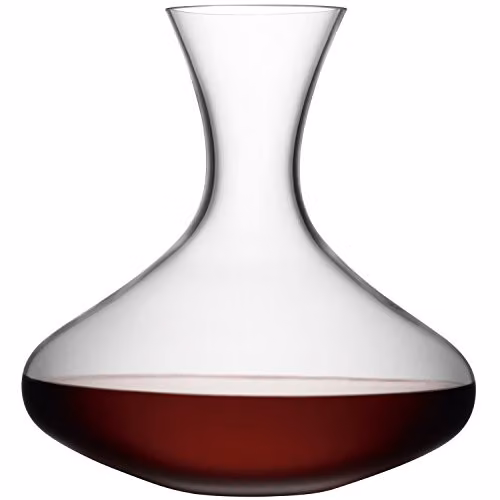 LSA International Handmade Glass Wine Carafe, Transparent, 2.4 l