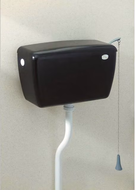 Thomas Dudley Tri-Shell Turbo Cistern HL SIDO Black Water Saving Toilet Cistern