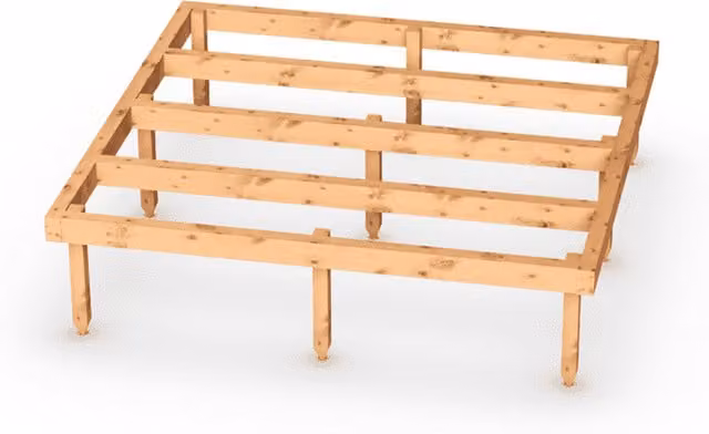 Empire Sheds 5x5 Empire Timber Shed Base in Green