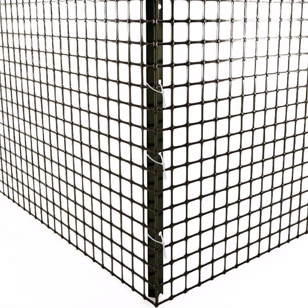 NESTLUNE Black PVC Chicken Mesh Garden Fencing – 4
