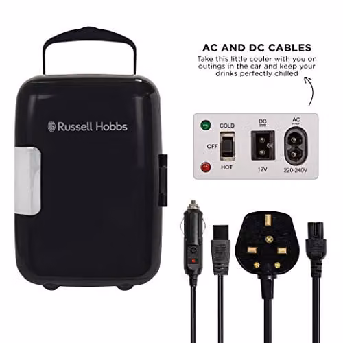 Russell Hobbs RH4CLR1001B Mini Cooler and Warmer, 4 L Capacity, Black – 2