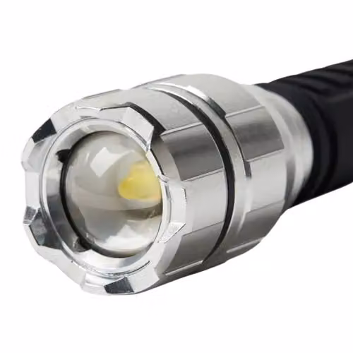 Stanley 500 Lumen Aluminium Hand Torch in Black and Silver – 2
