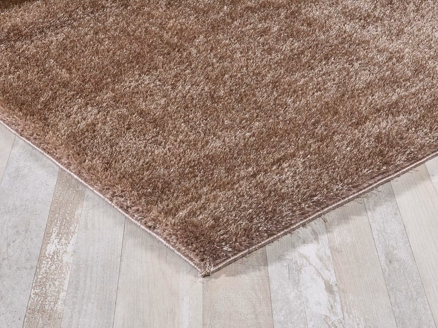 Smart Living Shaggy Area Rug in Beige, W/D: 150 x 80 cm – 2