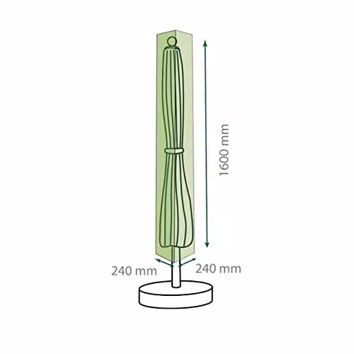 St Helens Home and Garden Water Resistant Green Parasol Cover – 3