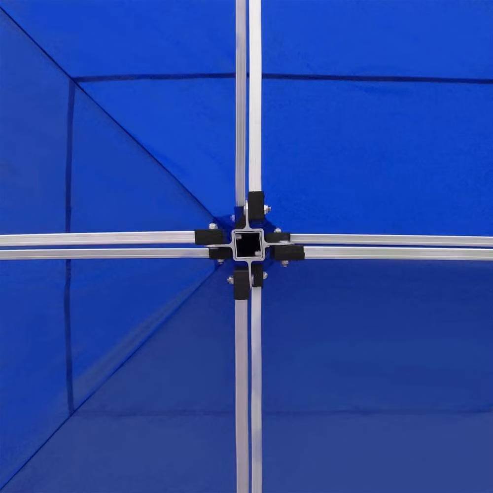Berkfield Home Professional Folding Party Tent in Blue with Aluminium Frame, 6 x 3 m – 3