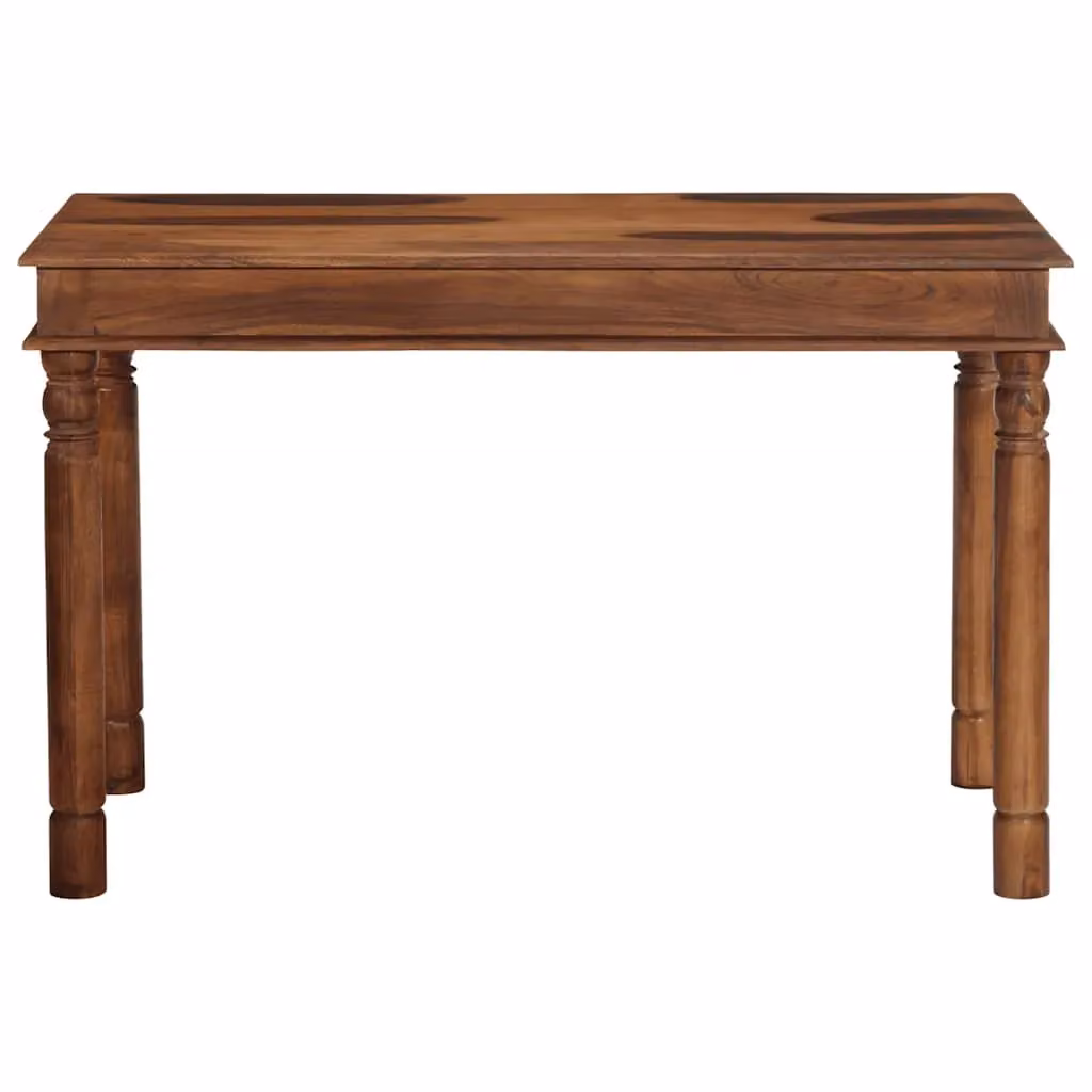 Berkfield Home Rectangular Acacia Wood Dining Table, Brown, W/D/H: 120 x 60 x 77 cm – 2