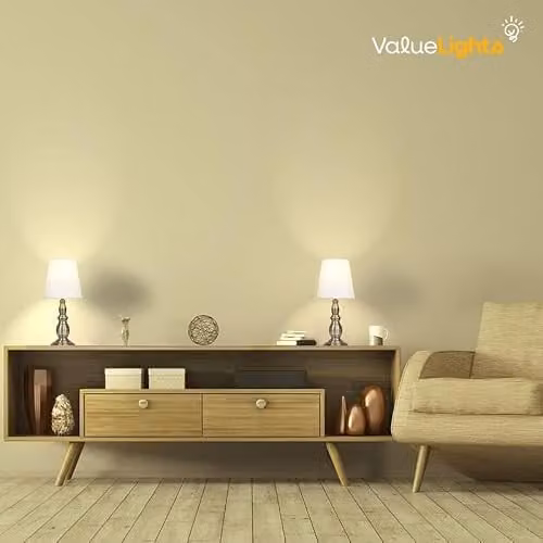 ValueLights Sierra Dimmable Touch Table Lamp in Gold and Cream – 2