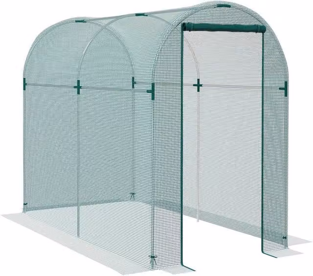 SPETLEK Green Fruit Cage Plant Protection Tent for Vegetable Gardens, W: 120 cm, D: 120 cm, H: 190 cm – 1