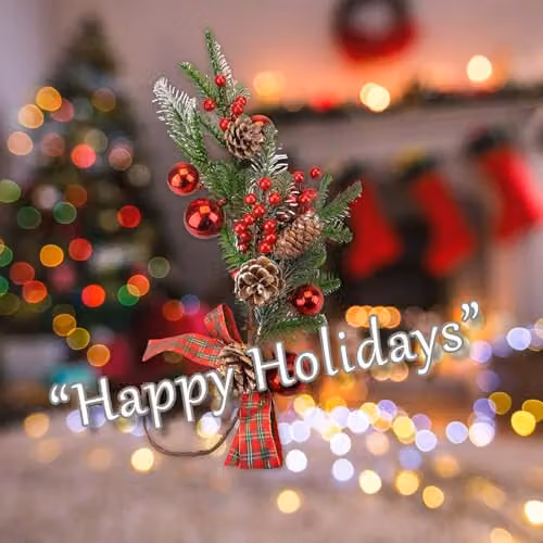 VFM e-Store Red Berry Pine Drop Christmas Hanging Decoration, 50 cm – 3