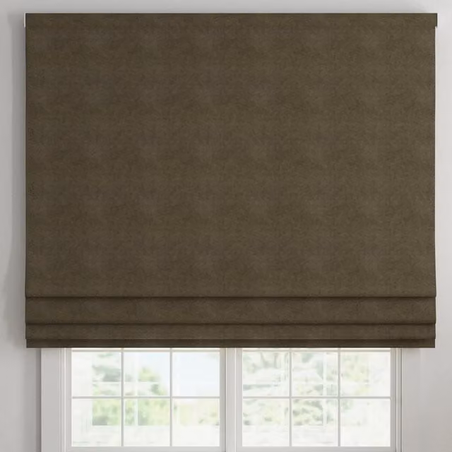 ANTE DECOR Altro Made To Measure Blackout Roman Blind in Taupe