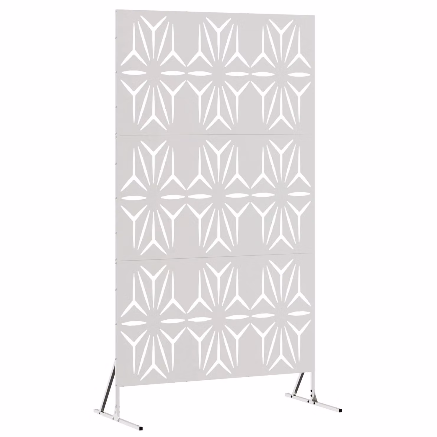Berkfield Home Silver Stainless Steel Privacy Screen, W: 100 cm, D: 50 cm, H: 180 cm – 2