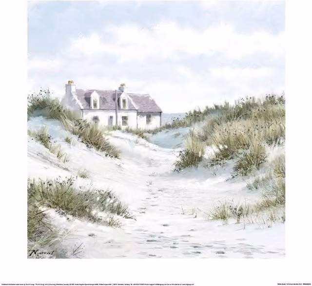 Richard Macneil White Sands I Multicolour Paper Poster