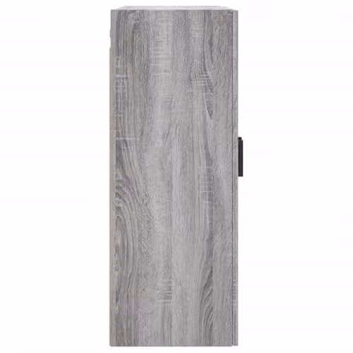 vidaXL Set of 2 Wall Mounted Modern Cabinets in Grey, W/D/H: 69.5 x 34.0 x 90.0 cm – 3