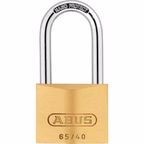 ABUS Brass Mechanical Padlock in Gold and Brown