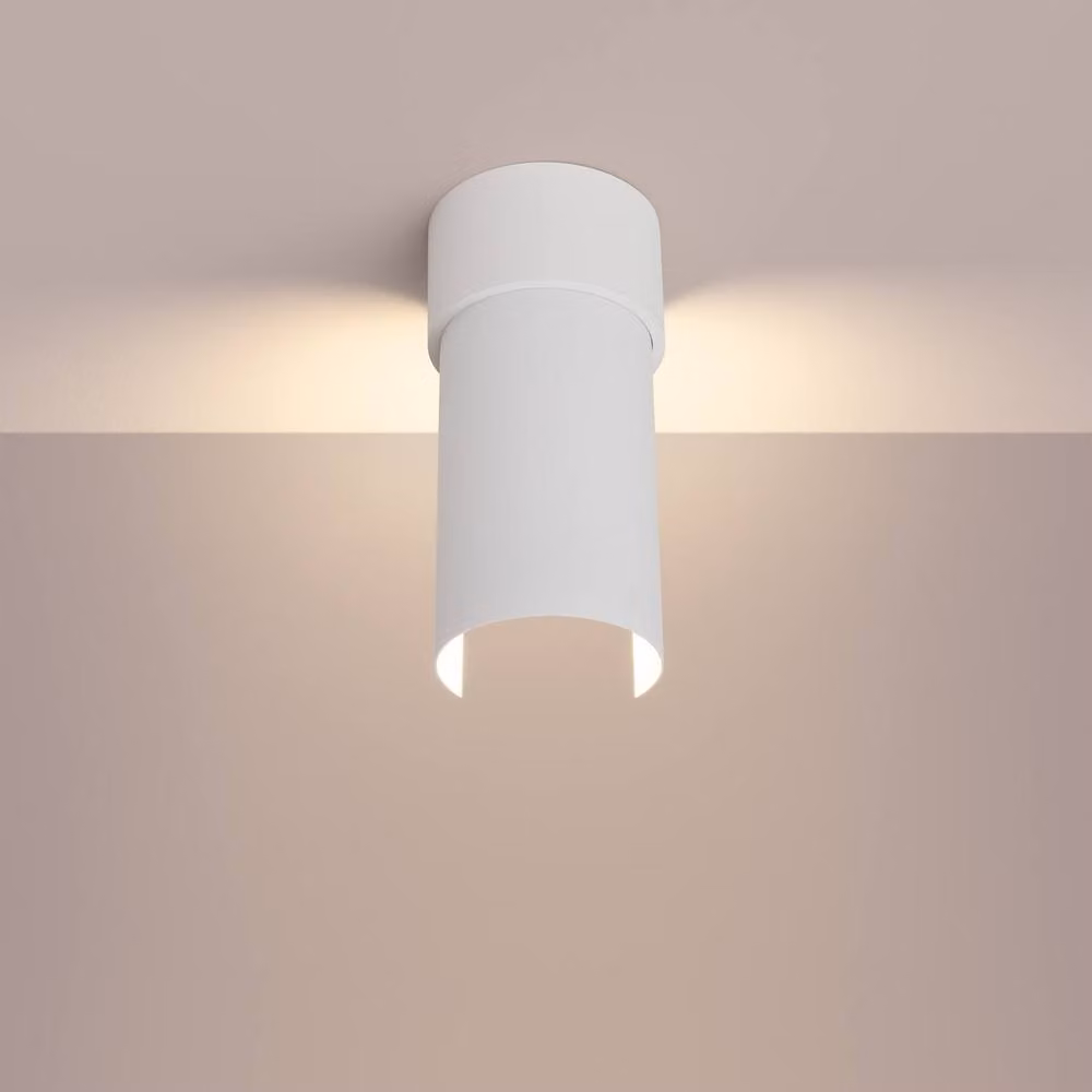 Sollux Lighting minimalist white metal cylinder ceiling lamp, W/D/H: 21 x 10 x 10 cm – 2
