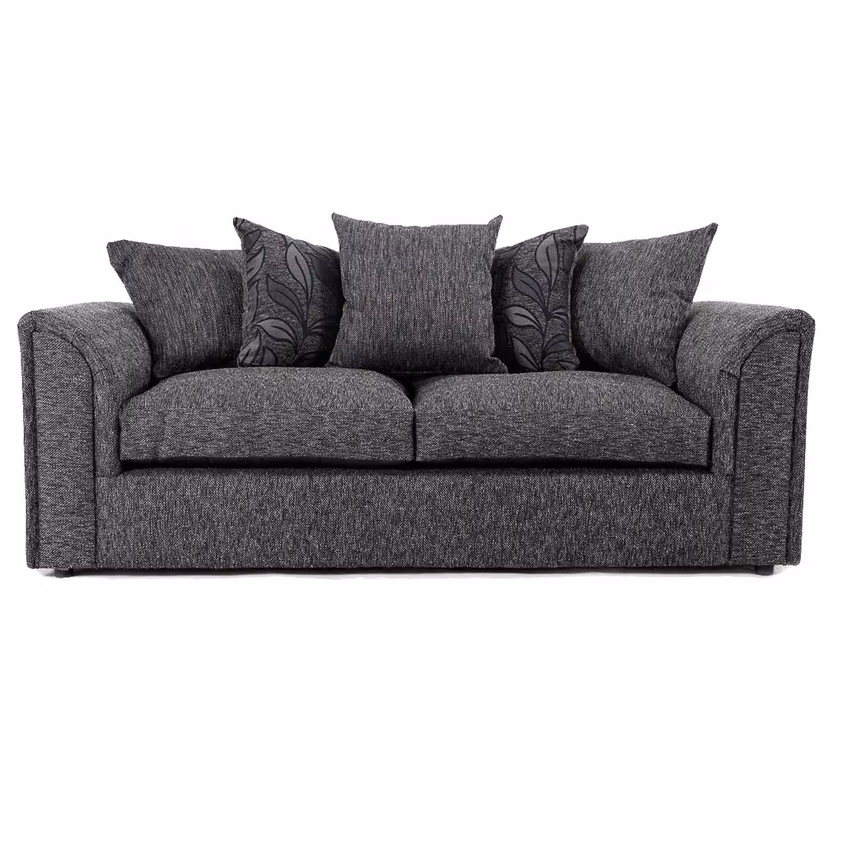 Furnishings For Less UK Byron Dundee Chenille Fabric 5 Seater 3 Piece Sofa Suite in Grey – 3