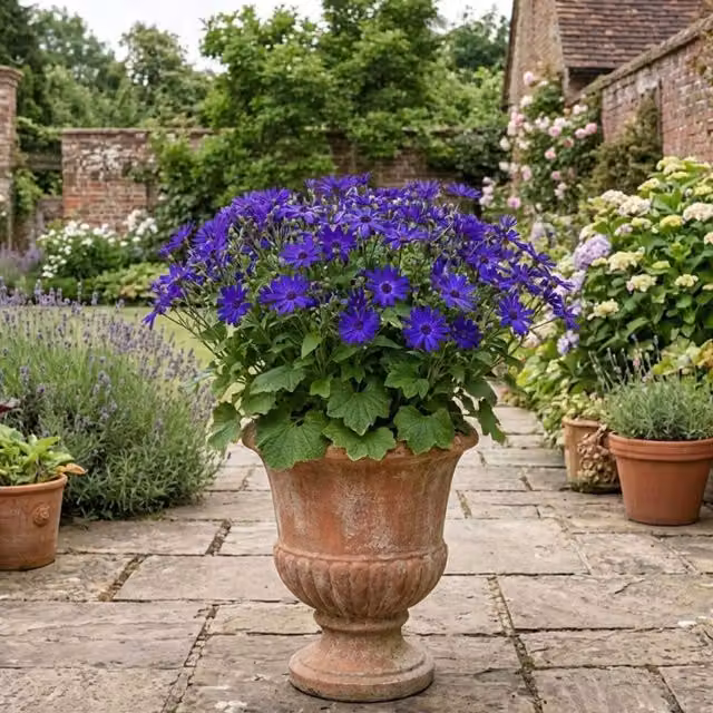 Plants By Post Senetti Violet Large Specimen Bedding Plant, Purple, 6.5L