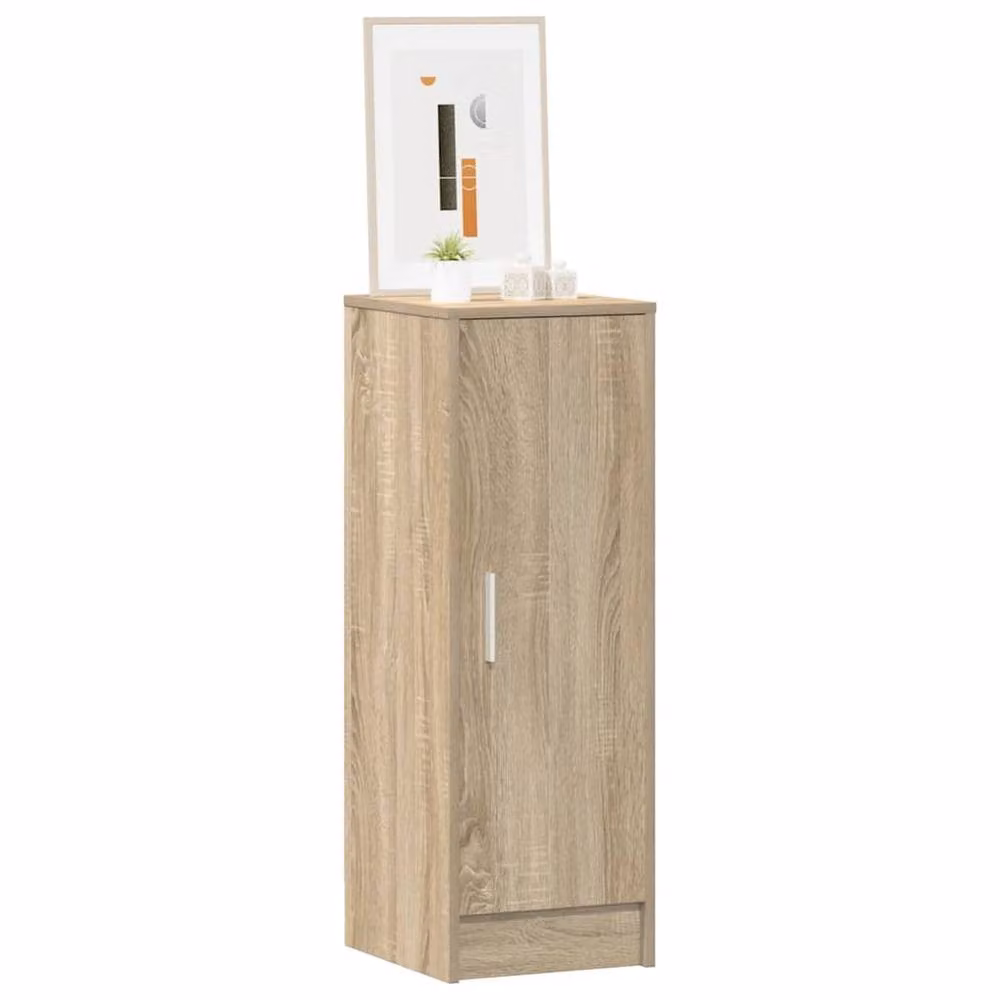 Berkfield Home Sonoma Oak Shoe Cabinet in Brown, W/D/H: 32 x 35 x 92 cm – 2