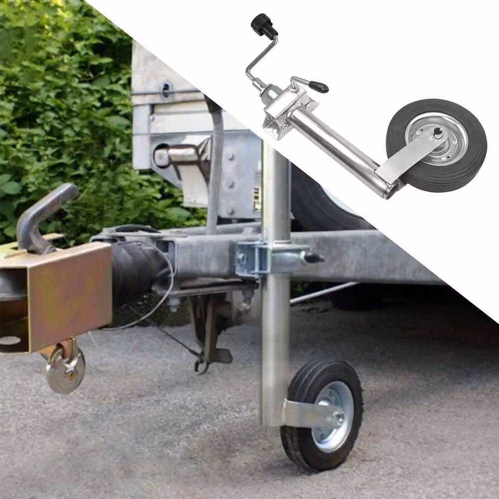 Kelvenix Heavy Duty Jockey Wheel with Clamp in Silver – 3