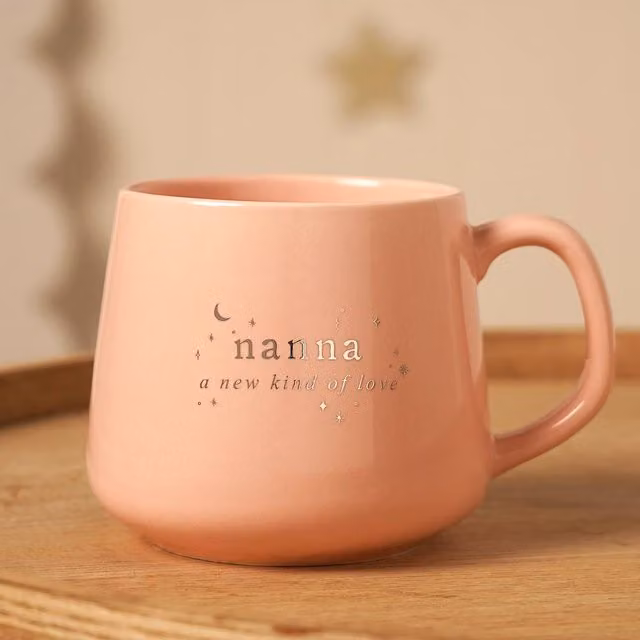Bambino by Juliana Nanna Ceramic Mug in Pink and Silver – 1