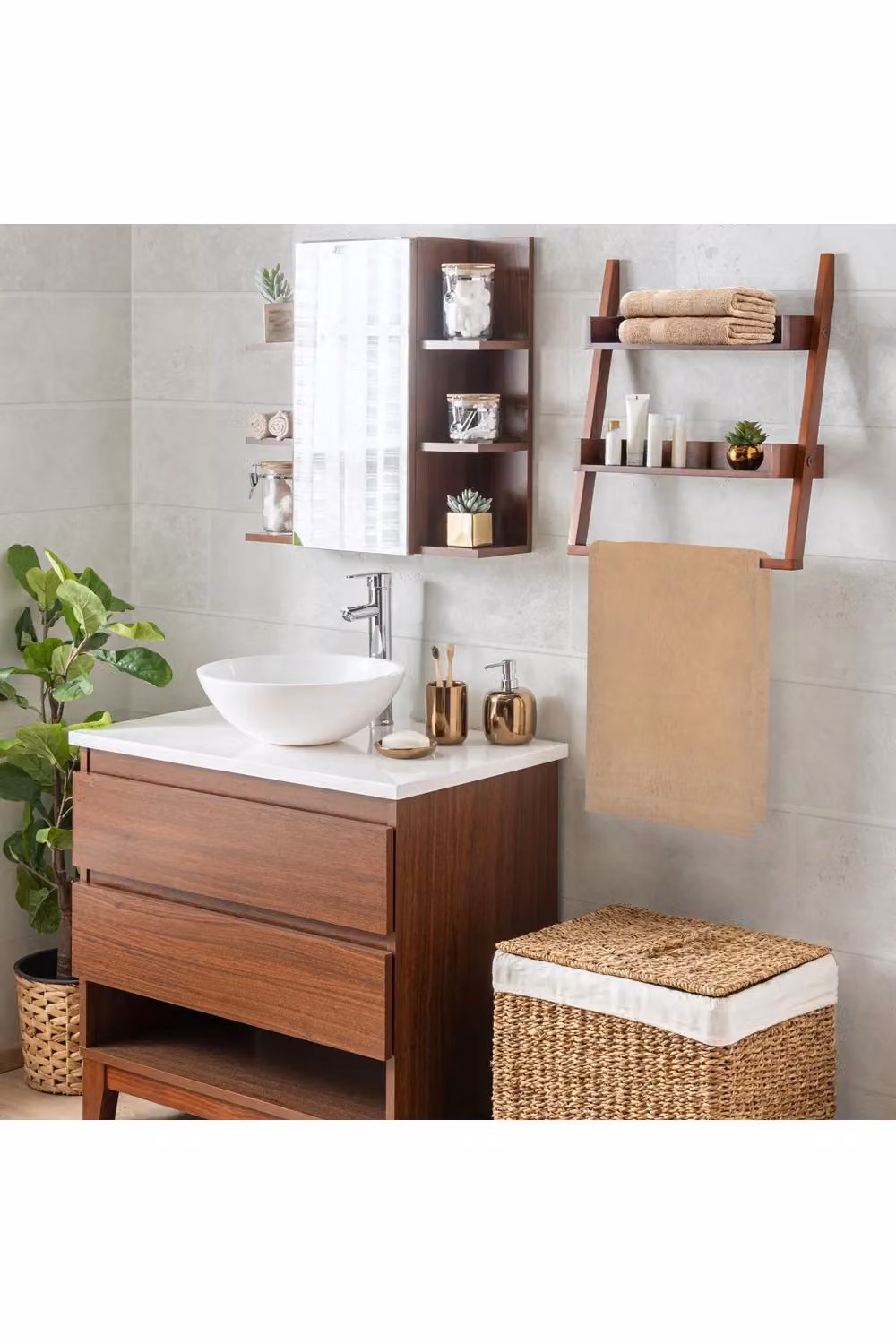 CityComfort Set of 4 Fluffy Cotton Bath Towels, Brown, W: 75 cm x L: 135 cm, 550 GSM – 5