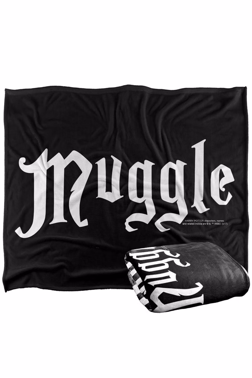Warner Bros. Harry Potter Muggle Silky Touch Super Soft Fleece Throw Blanket, Black and Multicolour, W: 127.0 cm x L: 152.4 cm – 7