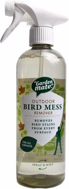 Garden Mate Bird Droppings Remover, 500ml, Clear