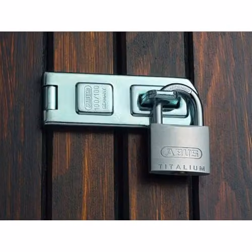 ABUS Titalium Padlock with Key in White and Black – 2