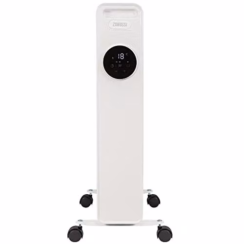 Zanussi 2300W White Oil Filled Radiator with Remote Control, 24 Hour Timer and Overheat Protection, ZOFR5005 – 4
