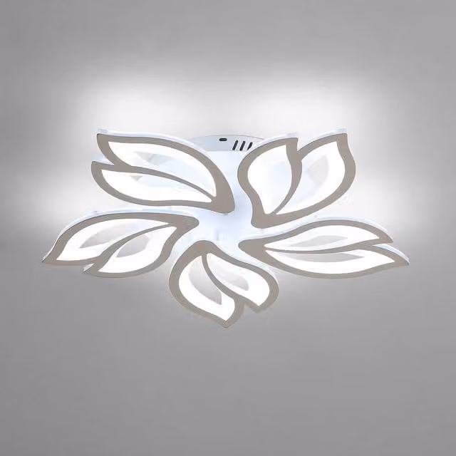 Pheashine Modern Acrylic LED Ceiling Light, Cool White 6500K, Length: 55 cm