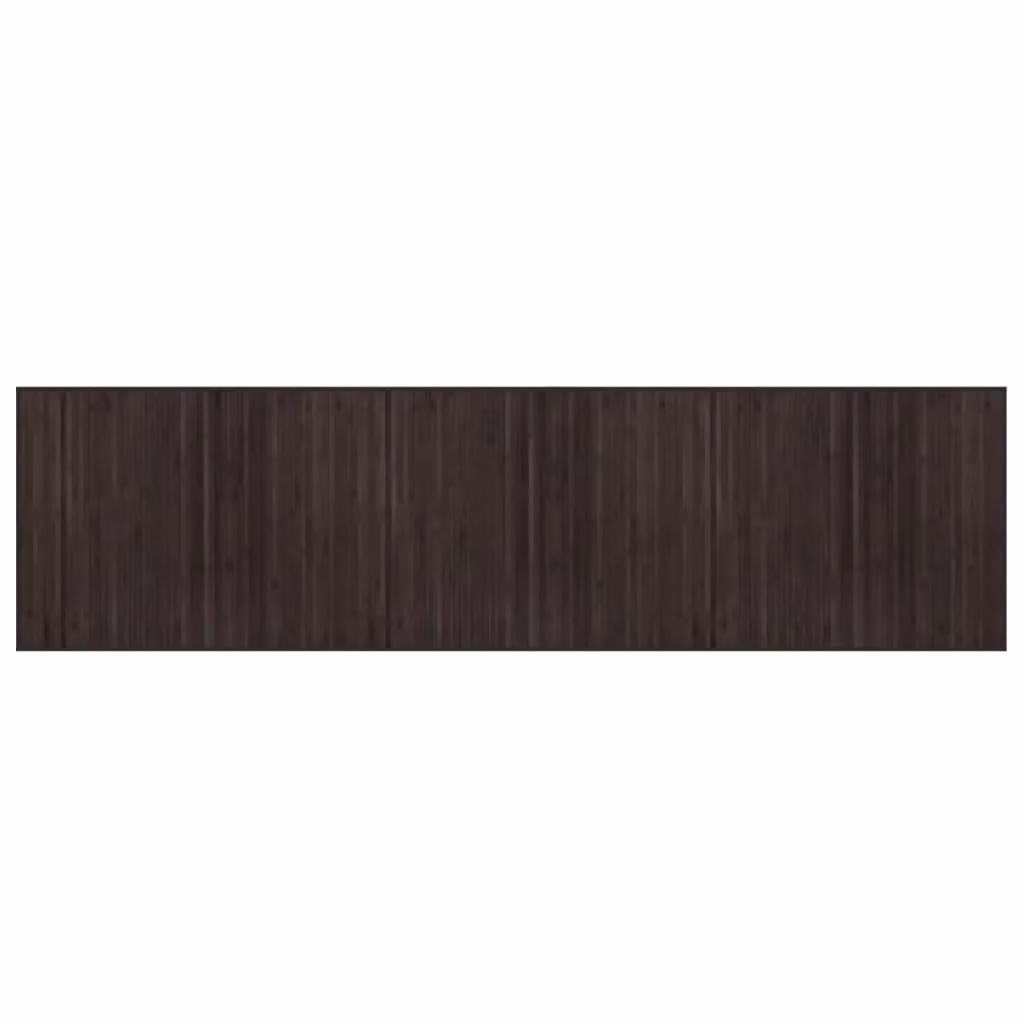 Berkfield Home Rectangular Bamboo Rug in Brown, W/D/H: 80 x 300 cm – 2
