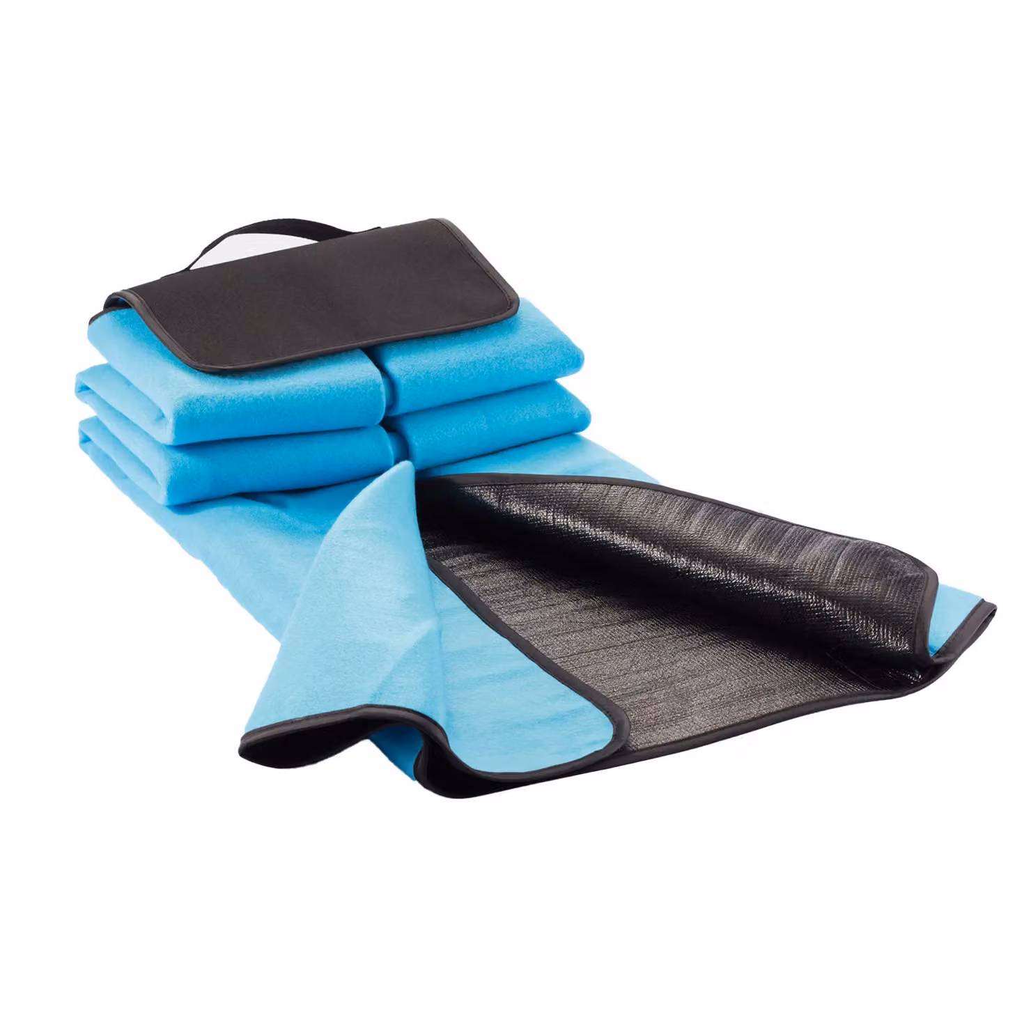 XD Design Plain Blue Picnic Blanket with Carry Handle – 2