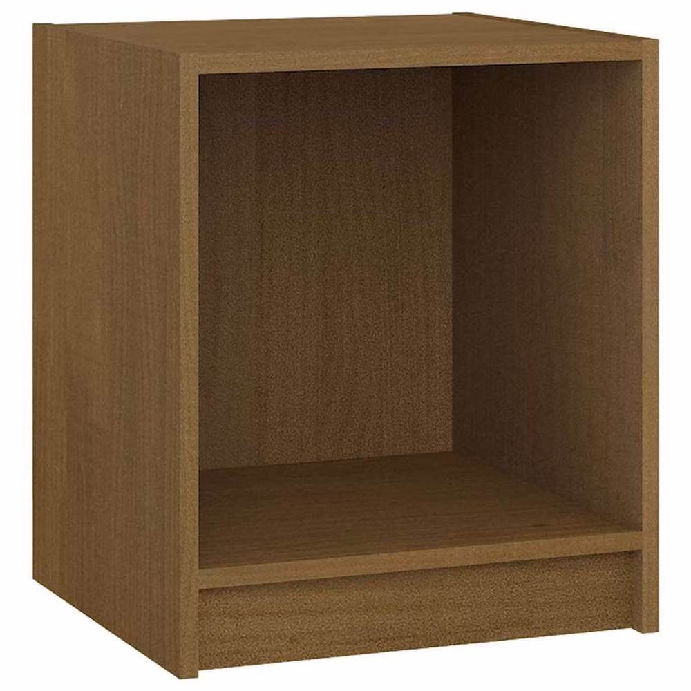 Berkfield Home Elegant Bedside Cabinets, 2 Piece Set, Honey Brown, W: 35.5 cm, D: 33.5 cm, H: 41.5 cm – 4