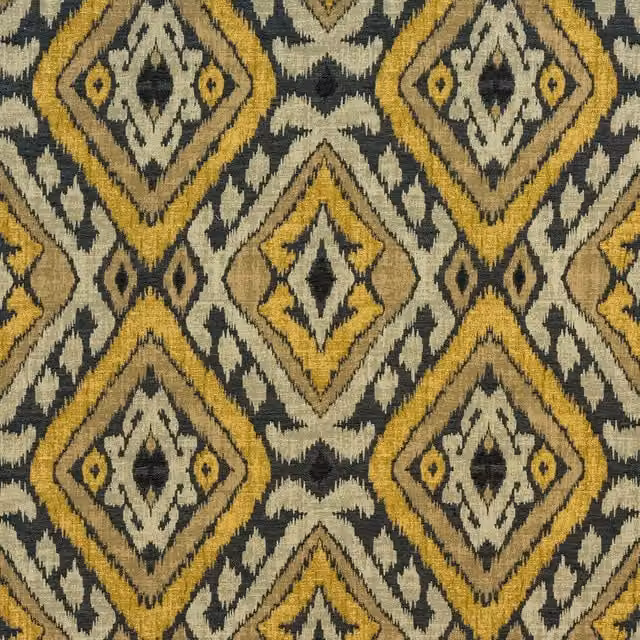 Terrys Linosa Fabric Charcoal Grey Multicolour