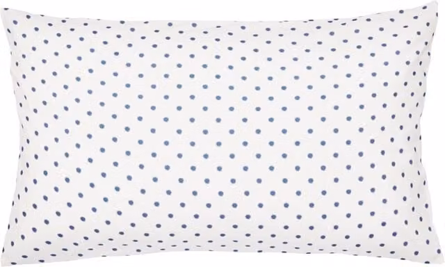 LAND & SHORE Sora Floral Pure Cotton Pillowcases, 2 Pack, White Mix