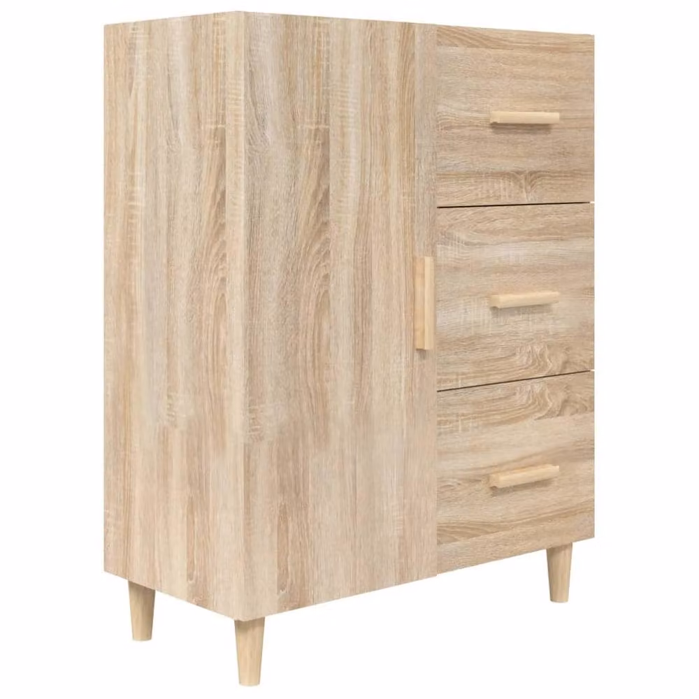 Berkfield Home Sonoma Oak Sideboard in Tan, W/D/H: 69.5 x 34 x 90 cm – 2