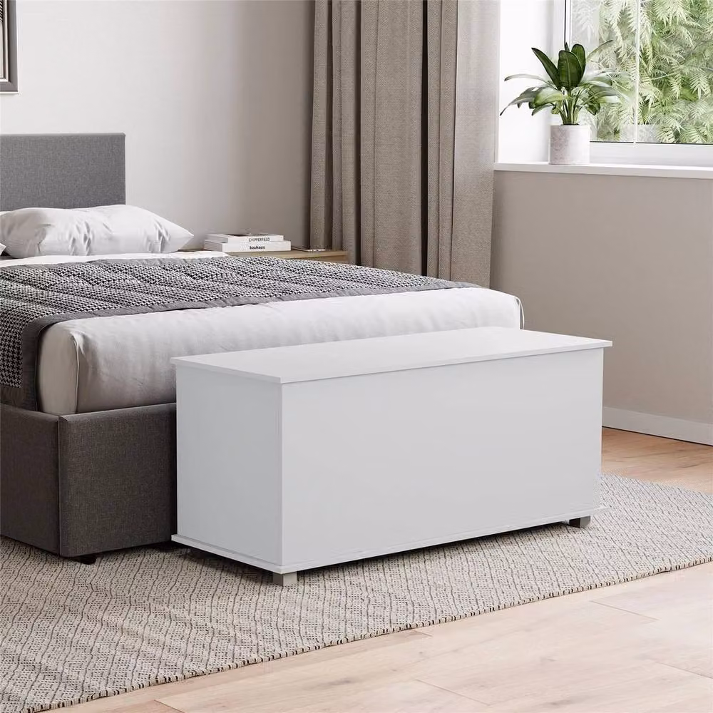 Havendro White Wooden Storage Chest with Soft Close Lid – 2