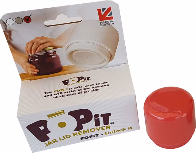 Pro4uk POPit Round Jar Opener, Red